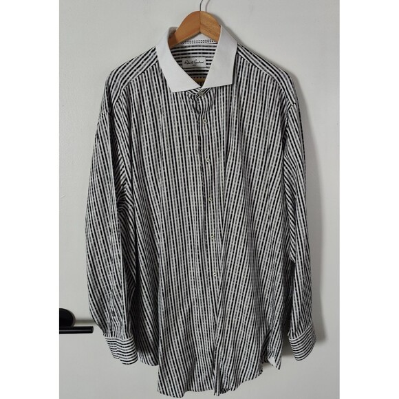 Robert Graham Size 18.5 Big Long Sleeve Button Front Shirts Lot of 2 NWOT - Picture 2 of 10